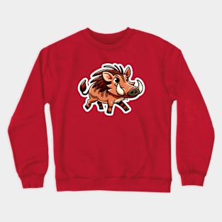Kawaii Warthog Crewneck Sweatshirt